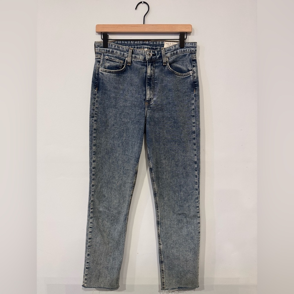 Rag & Bone Nina High-Rise Ankle Cigarette Jeans. Size 27.